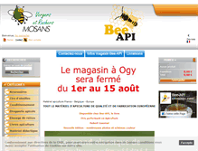 Tablet Screenshot of materiel-apiculture.be