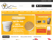 Tablet Screenshot of materiel-apiculture.fr